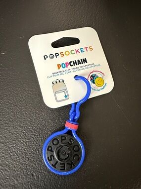 PopSocket Blue PopChain Backpack Clip